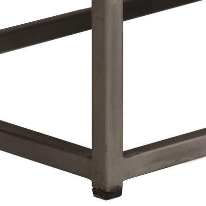 TV Cabinet Recycled Teak Recycled Teak and Steel Medium