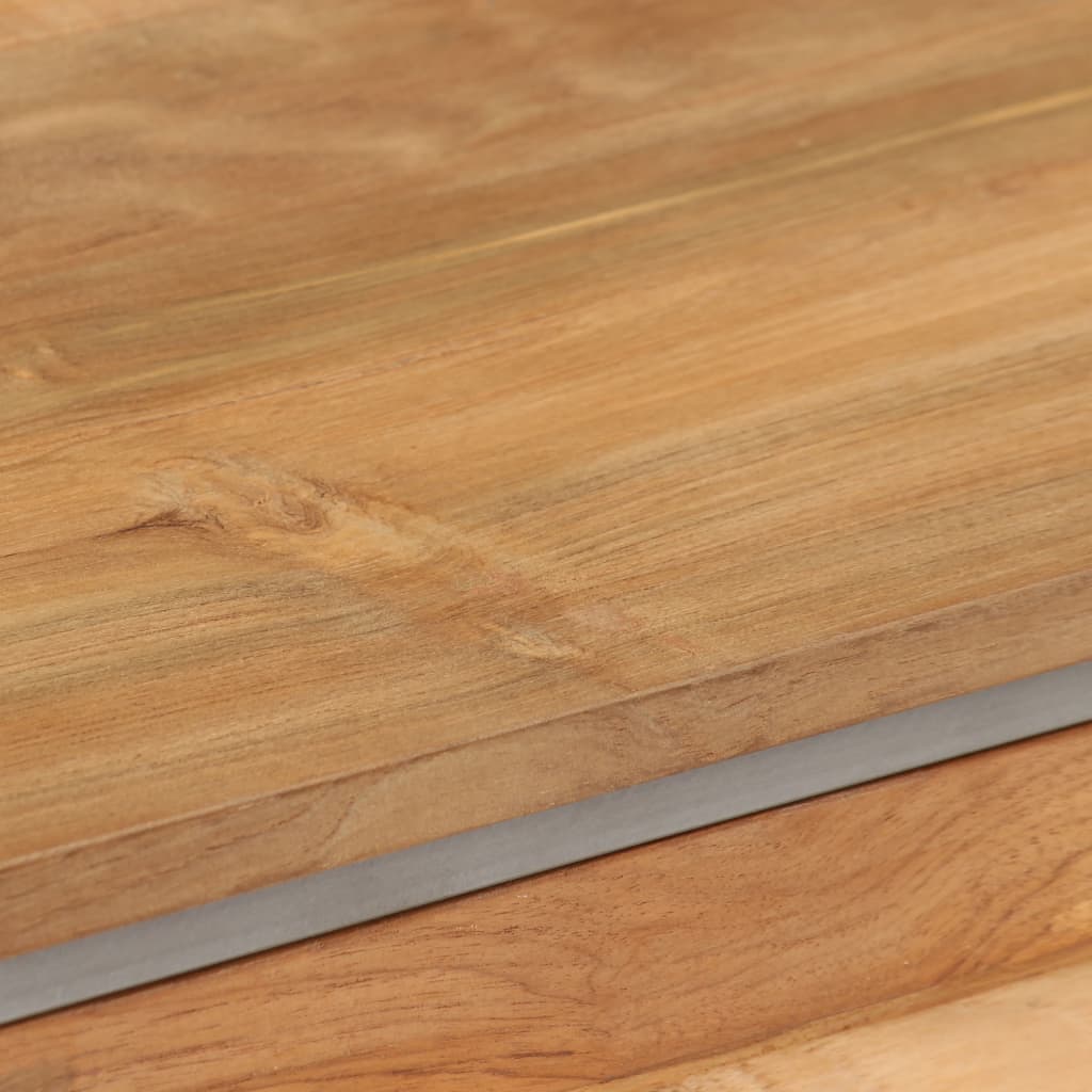 TV Cabinet Recycled Teak Recycled Teak and Steel Medium