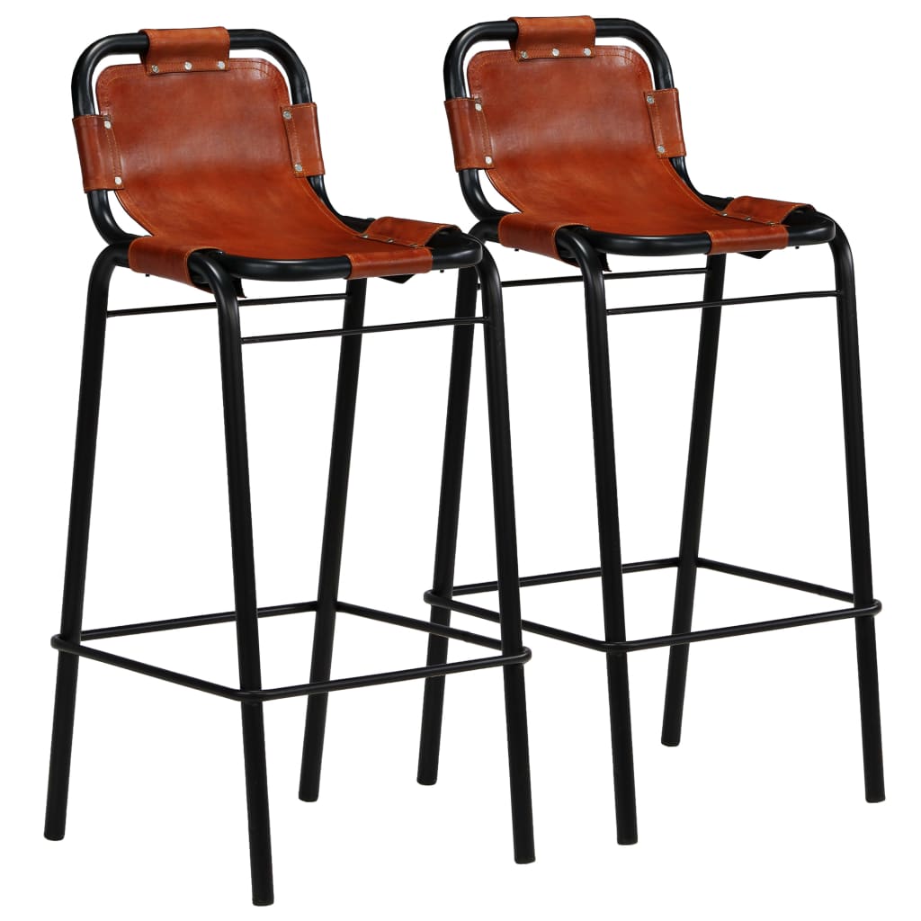 Bar Set 3 Pieces Solid Reclaimed Wood and Genuine Goat Leather