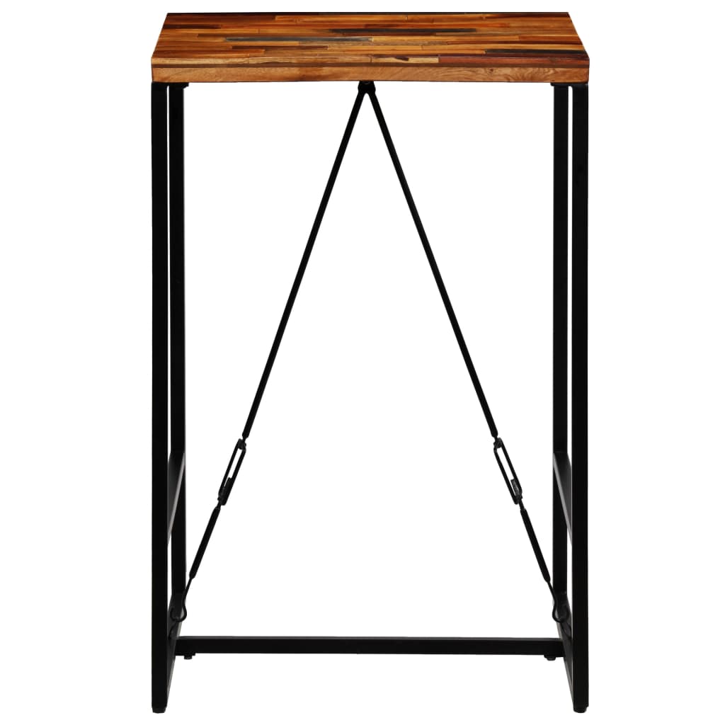 Bar Table Solid Reclaimed Wood 70x70x106 cm