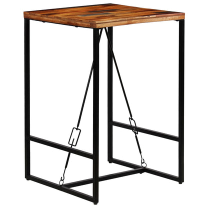 Bar Table Solid Reclaimed Wood 70x70x106 cm