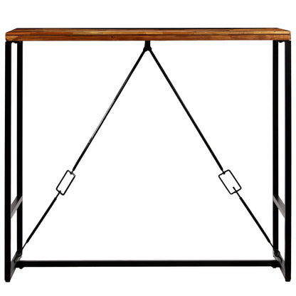 Bar Table Solid Reclaimed Wood 120x60x106 cm