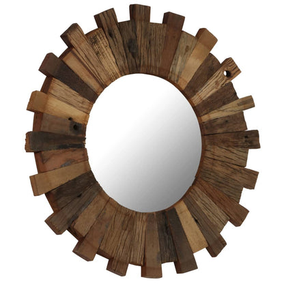 Wall Mirror Solid Reclaimed Wood 70 cm