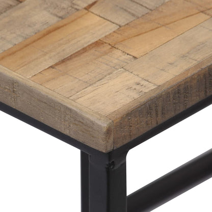 3 Piece Plant Table Set Reclaimed Teak