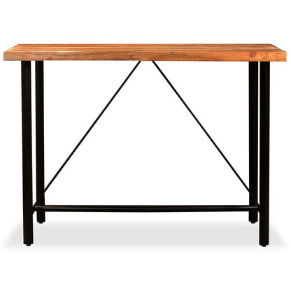 Bar Set 7 Pieces Solid Acacia and Reclaimed Wood