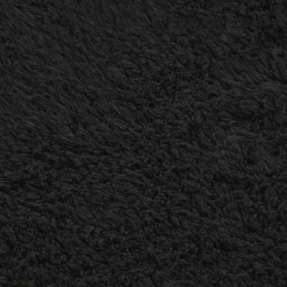 Bathroom Mat Set 3 Pieces Fabric Anthracite