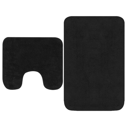 Bath Mat Set | Anthracite | Cotton