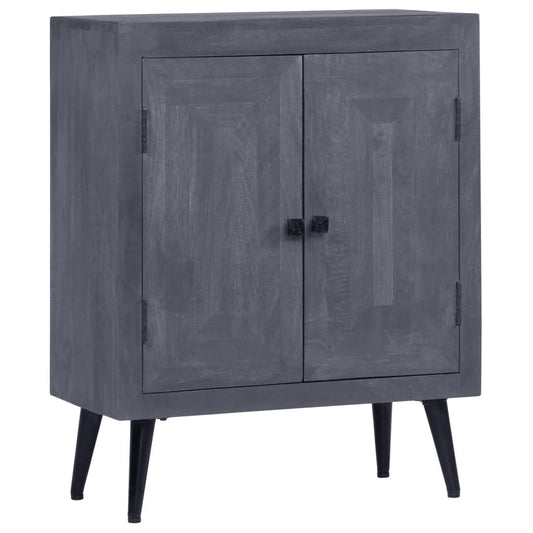 Sideboard | Dark Grey | Solid mango wood with powder-coated steel