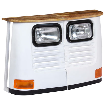 Truck Sideboard Solid Mango Wood White