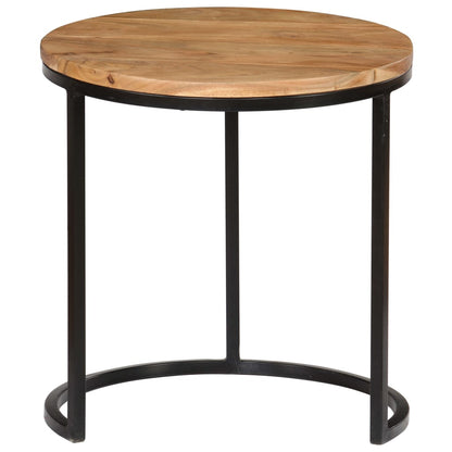 Coffee Table Set 3 Pieces Solid Acacia Wood