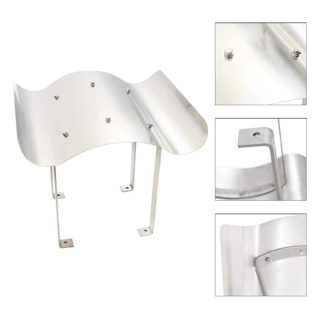 Chimney Cowl Stainless Steel 40 x 40 x 36 cm