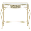 Side Table French Style Metal 82x39x76 cm Gold