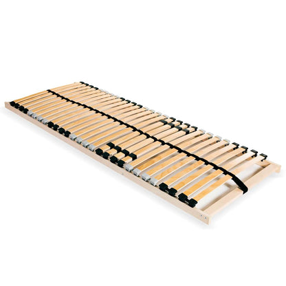 Bed Slatted Base | Natural Beechwood | Solid beechwood frame, birch slats