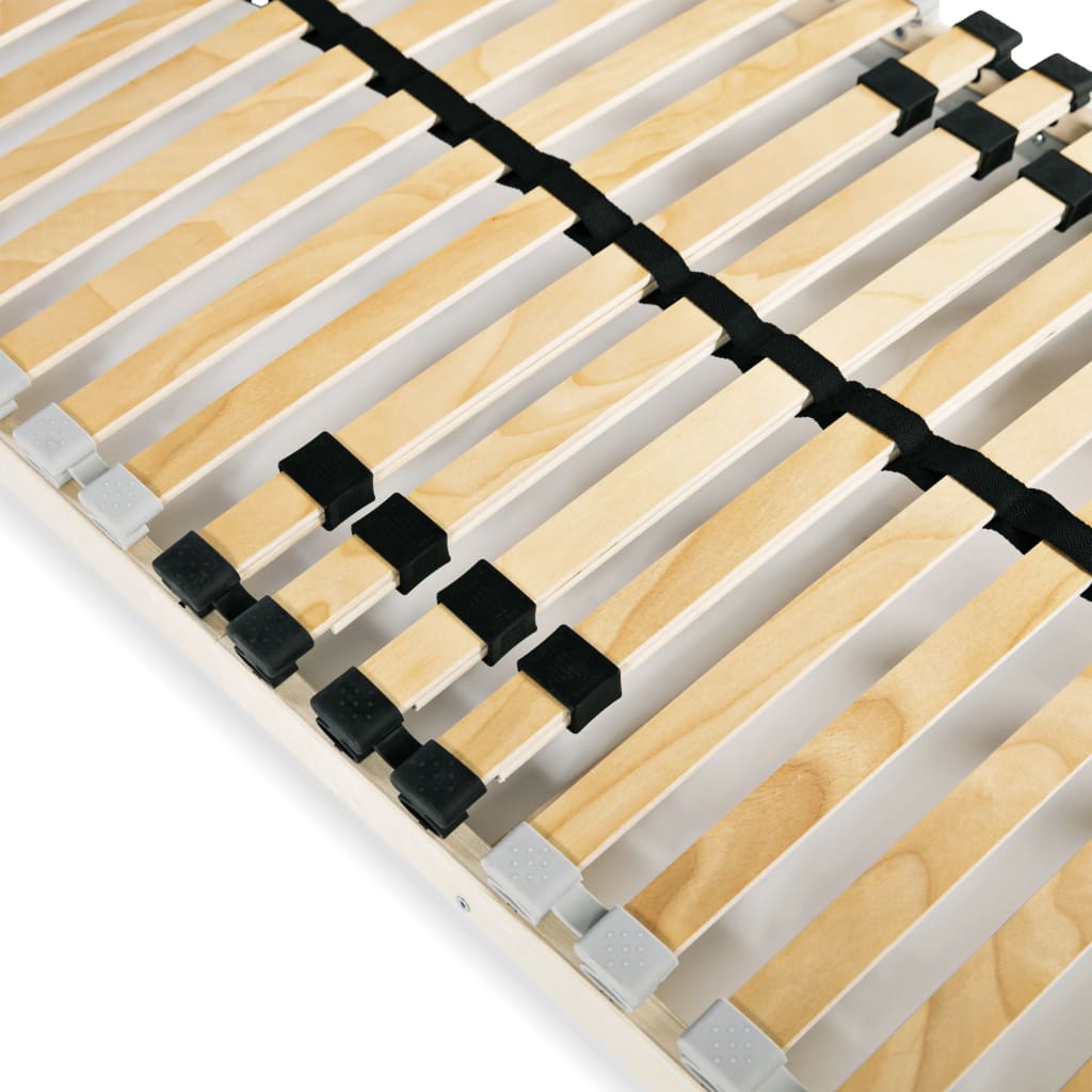 Bed Slatted Base | Natural wood | Beech wood frame, birch slats