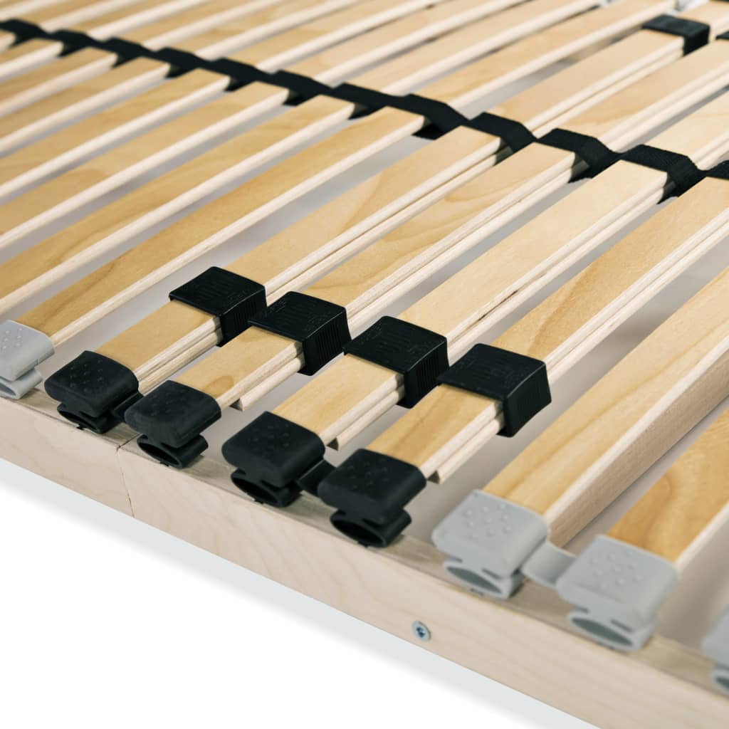 Bed Slatted Base | Natural wood | Beech wood frame, birch slats