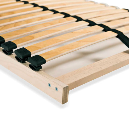 Bed Slatted Base | Natural wood | Beech wood frame, birch slats
