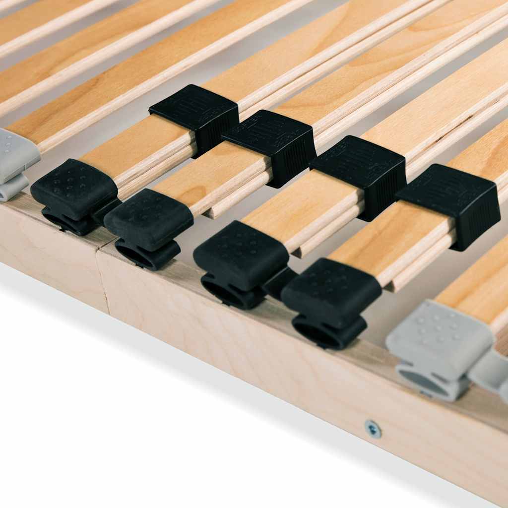 Bed Slatted Base | Natural beech/ birch | Solid beechwood, birch slats
