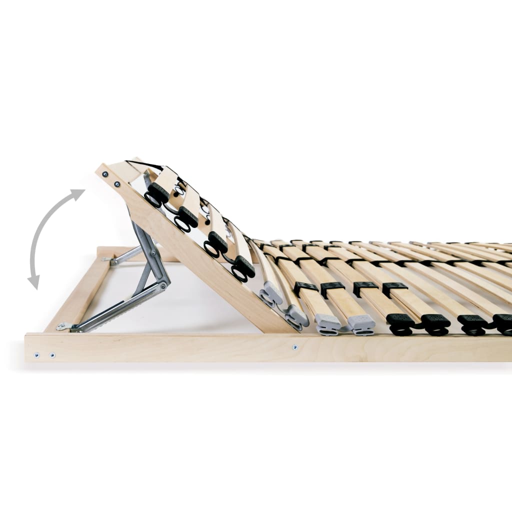 Bed Slatted Base | Natural wood | Solid beechwood frame, birch slats
