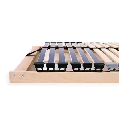 Slatted Bed Base without Mattress with 42 Slats 7 Zones 140x200 cm