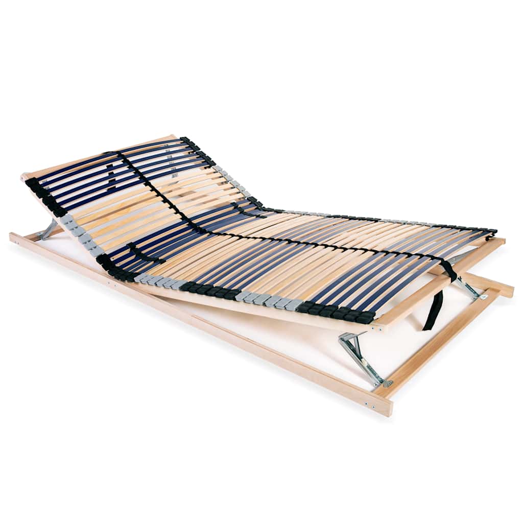 Bed Base | Natural Birch | Solid beechwood frame with birch slats