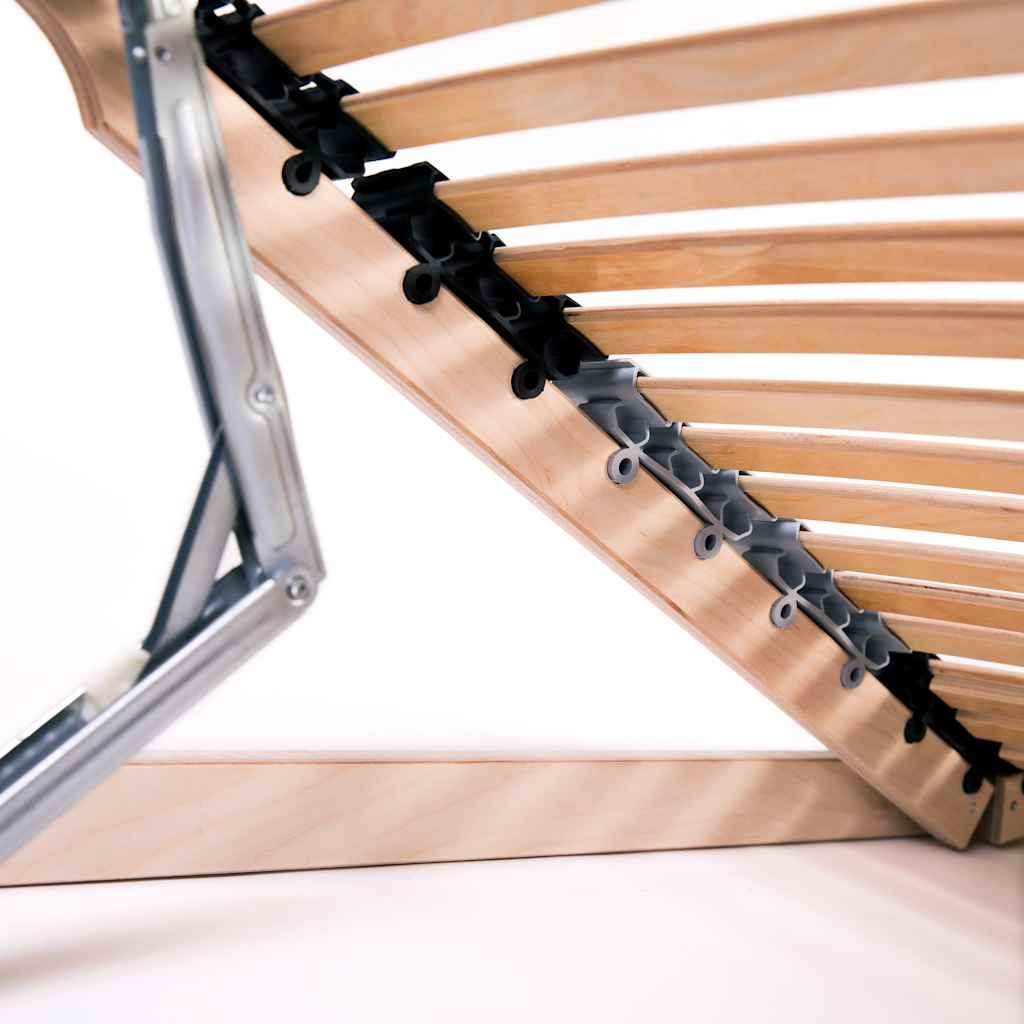 Bed Base | Natural Birch | Solid beechwood frame with birch slats