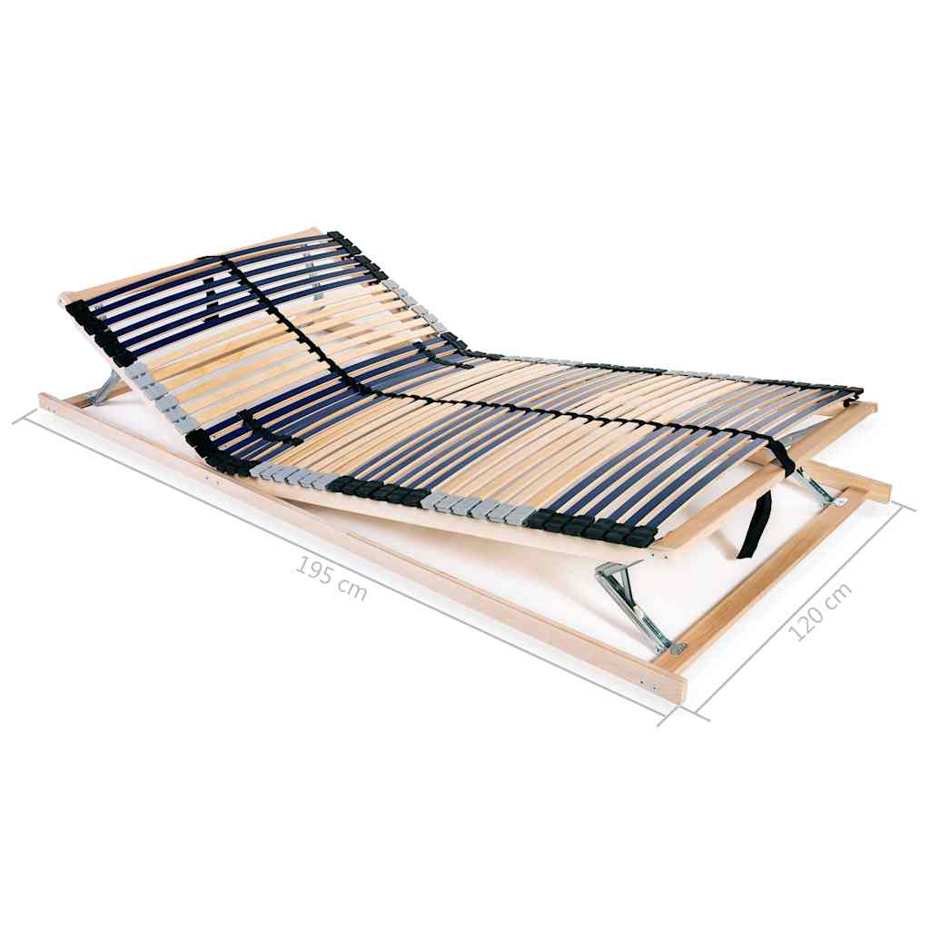 Bed Base | Natural Birch | Solid beechwood frame with birch slats