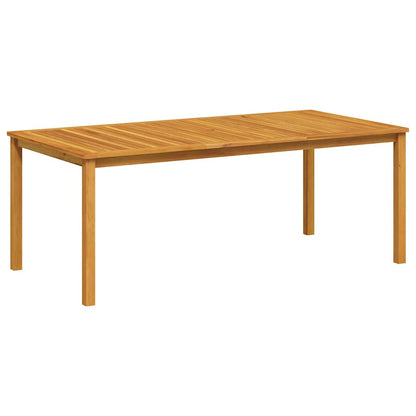 Garden Table 200x100x74 cm Solid Acacia Wood