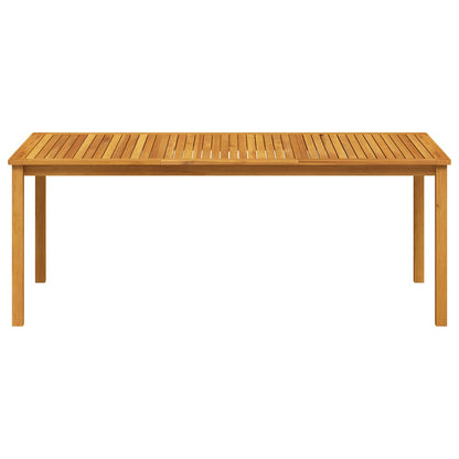 Garden Table 200x100x74 cm Solid Acacia Wood