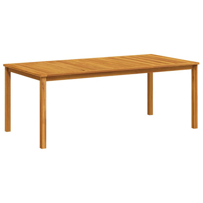 Garden Table 200x100x74 cm Solid Acacia Wood