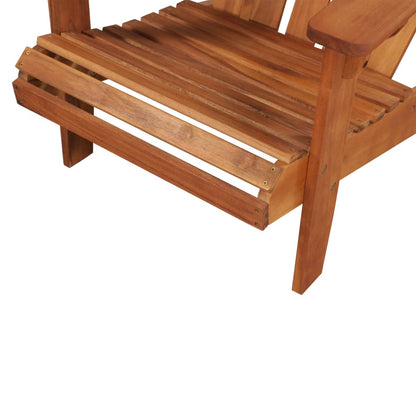 vidaXL Garden Chair Brown Solid acacia wood Standard Durable