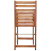 3 Piece Folding Bistro Set Solid Acacia Wood