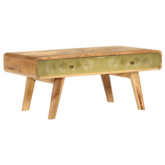 Coffee Table Solid Mango Wood 90x50x40 cm