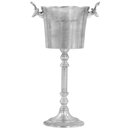 Champagne Cooler | Silver | Solid aluminium | Cooler/Ice Bucket