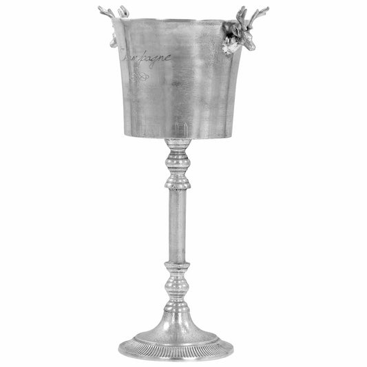 Champagne Cooler | Silver | Solid aluminium | Cooler/Ice Bucket