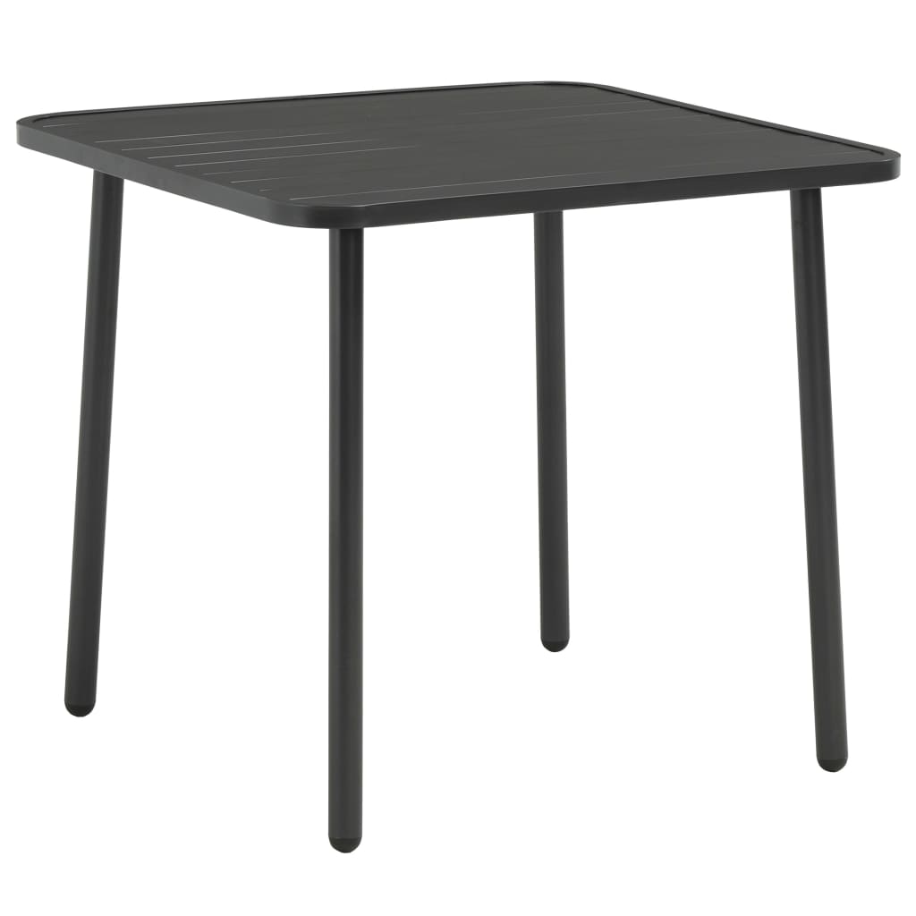 Bistro Set | Dark Grey | E-coated and powder-coated steel | Standard