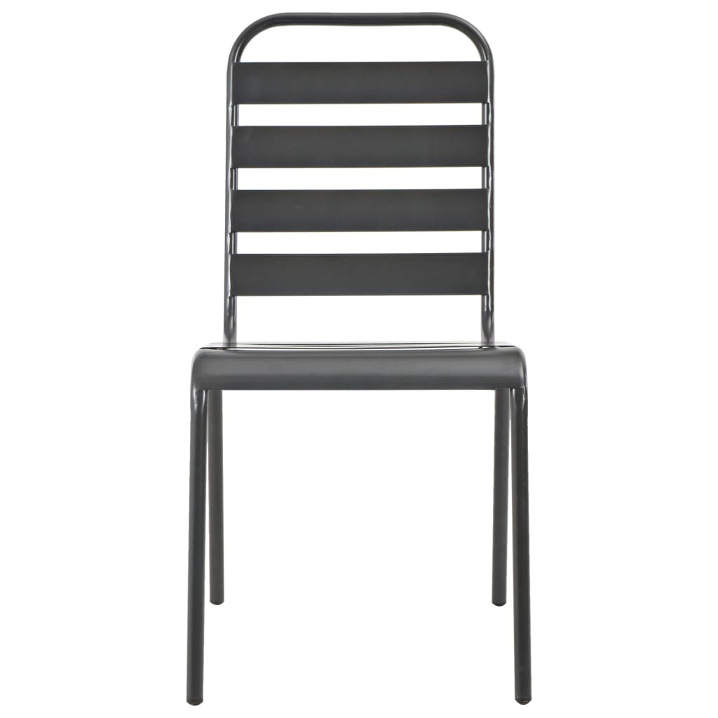 Bistro Set | Dark Grey | E-coated and powder-coated steel | Standard