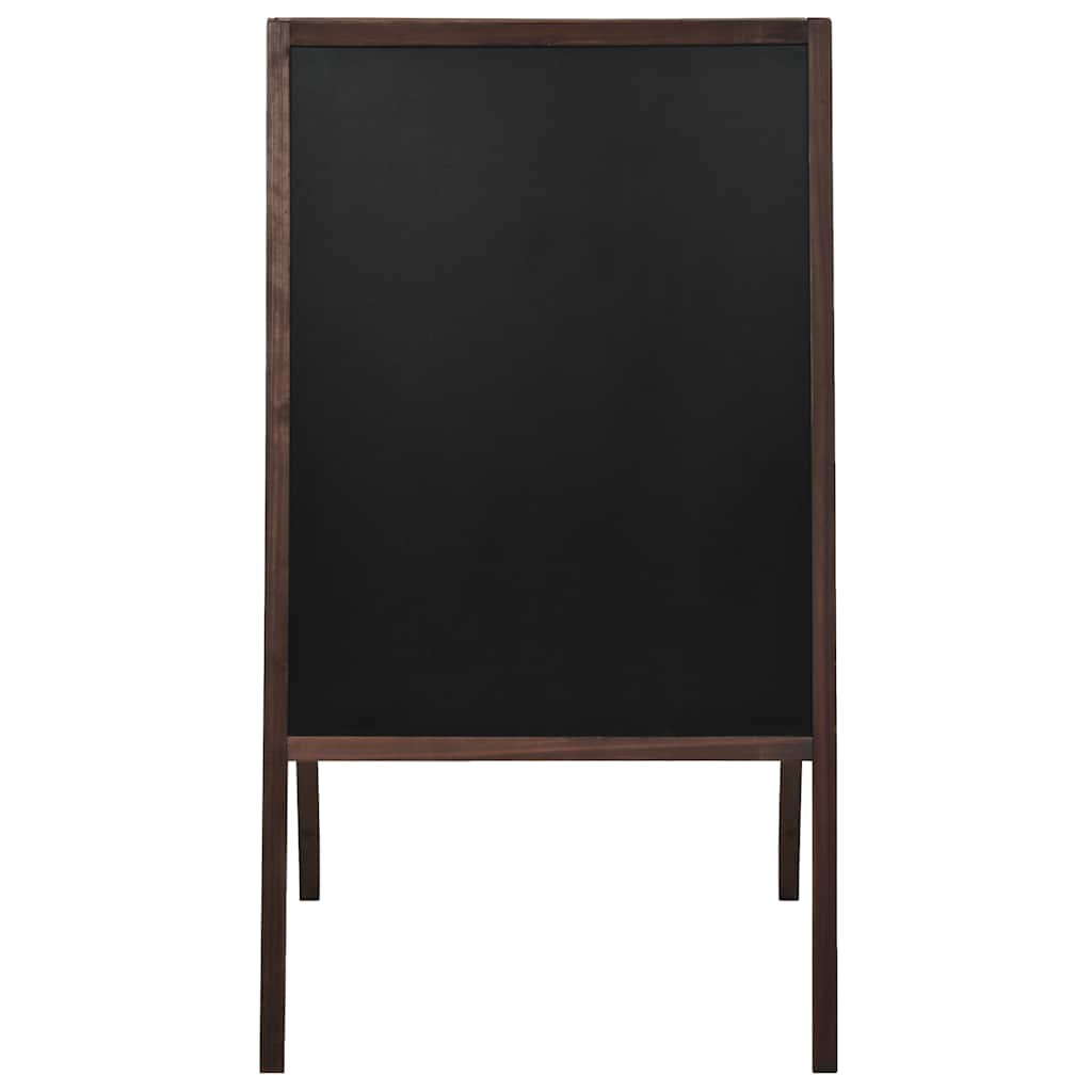 246428 vidaXL Double-sided Blackboard Cedar Wood Free Standing 60x80 cm