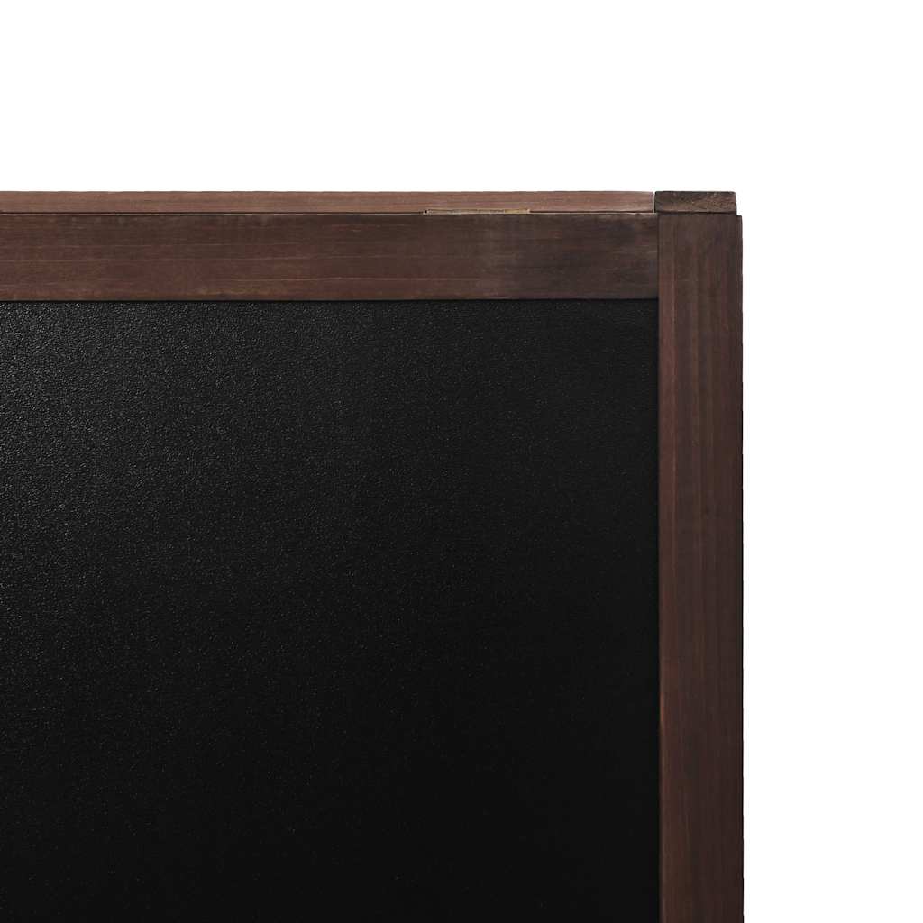 246428 vidaXL Double-sided Blackboard Cedar Wood Free Standing 60x80 cm