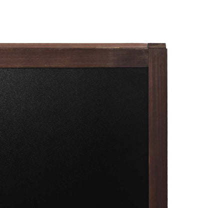 246428 vidaXL Double-sided Blackboard Cedar Wood Free Standing 60x80 cm