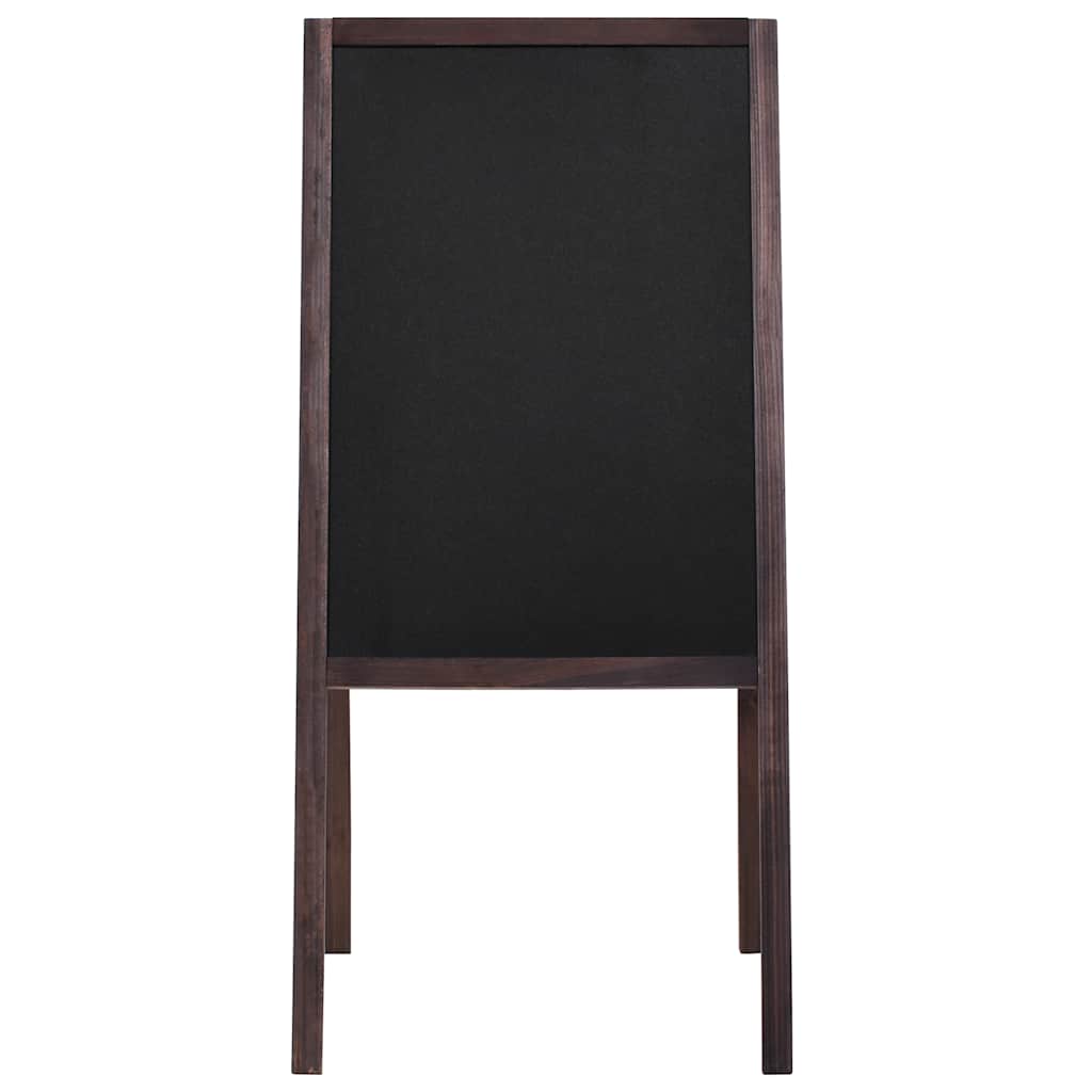 246430 vidaXL Double-sided Blackboard Cedar Wood Free Standing 40x60 cm