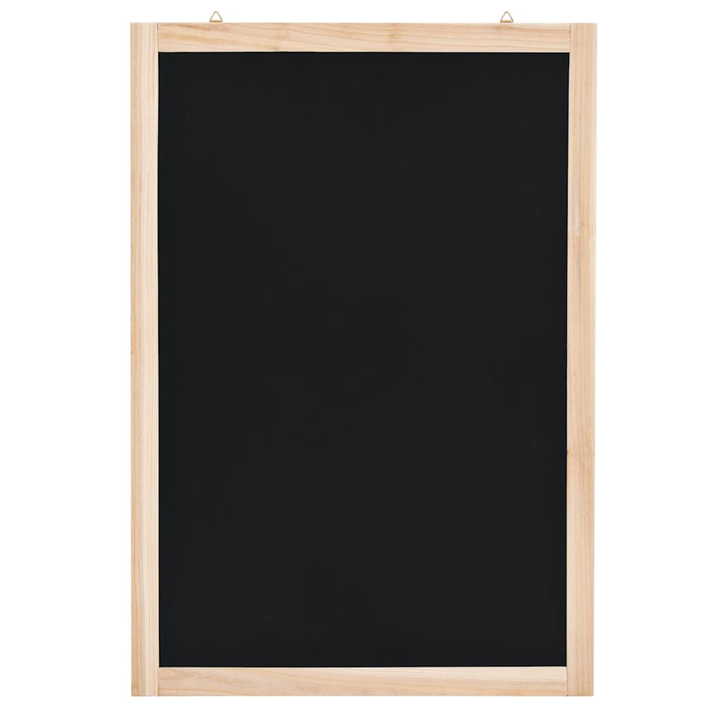246431 vidaXL Wall-Mounted Blackboard Cedar Wood 40x60 cm