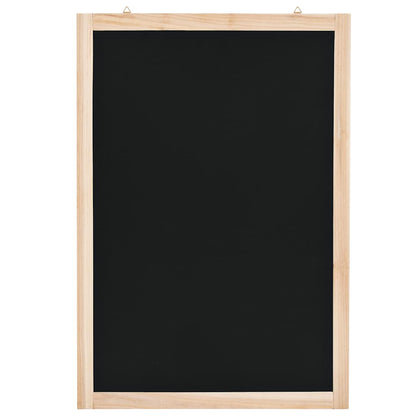 246431 vidaXL Wall-Mounted Blackboard Cedar Wood 40x60 cm