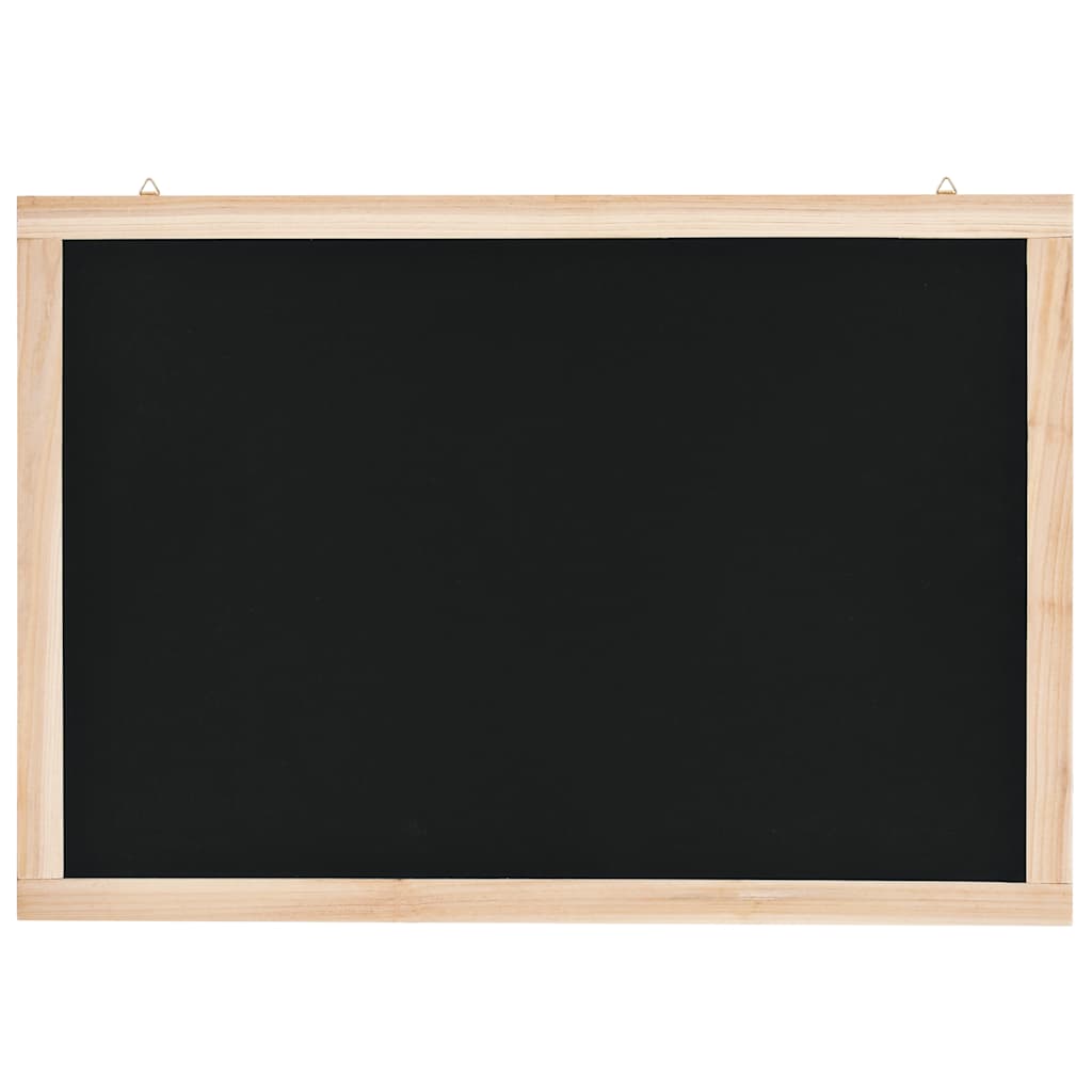 246431 vidaXL Wall-Mounted Blackboard Cedar Wood 40x60 cm
