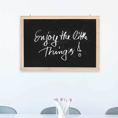 246431 vidaXL Wall-Mounted Blackboard Cedar Wood 40x60 cm