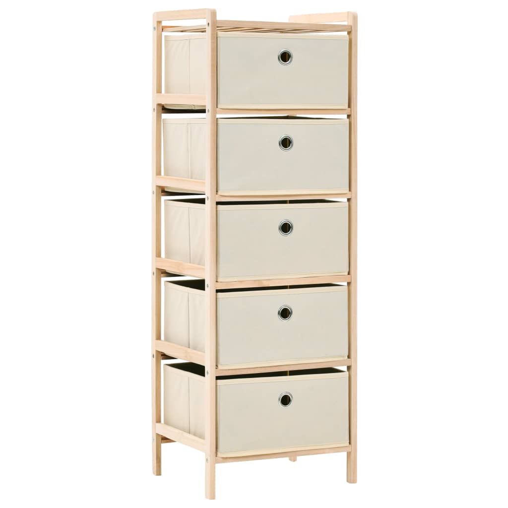 Storage Rack | Beige, Cedar | Cedar Wood, Polypropylene | Medium
