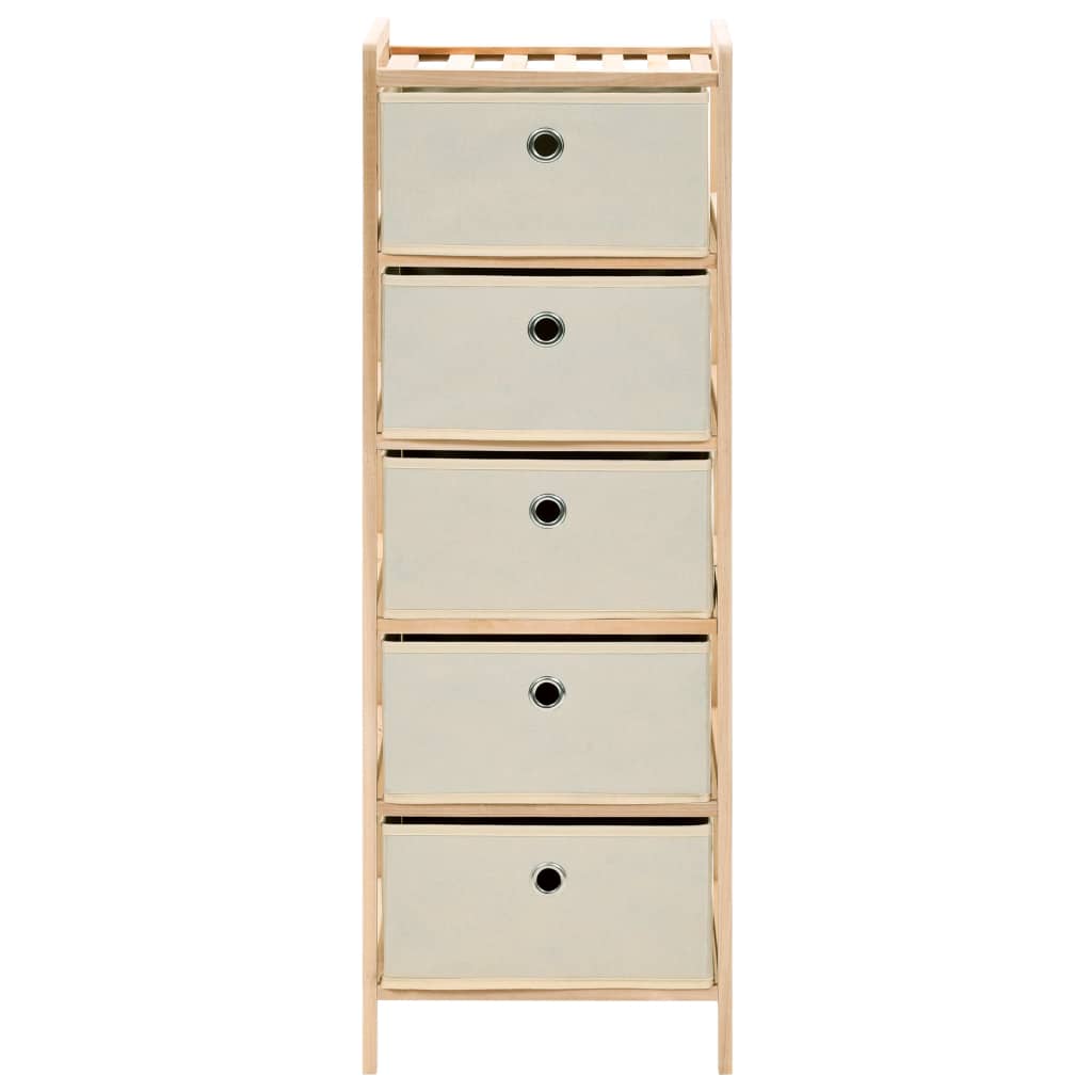 Storage Rack | Beige, Cedar | Cedar Wood, Polypropylene | Medium