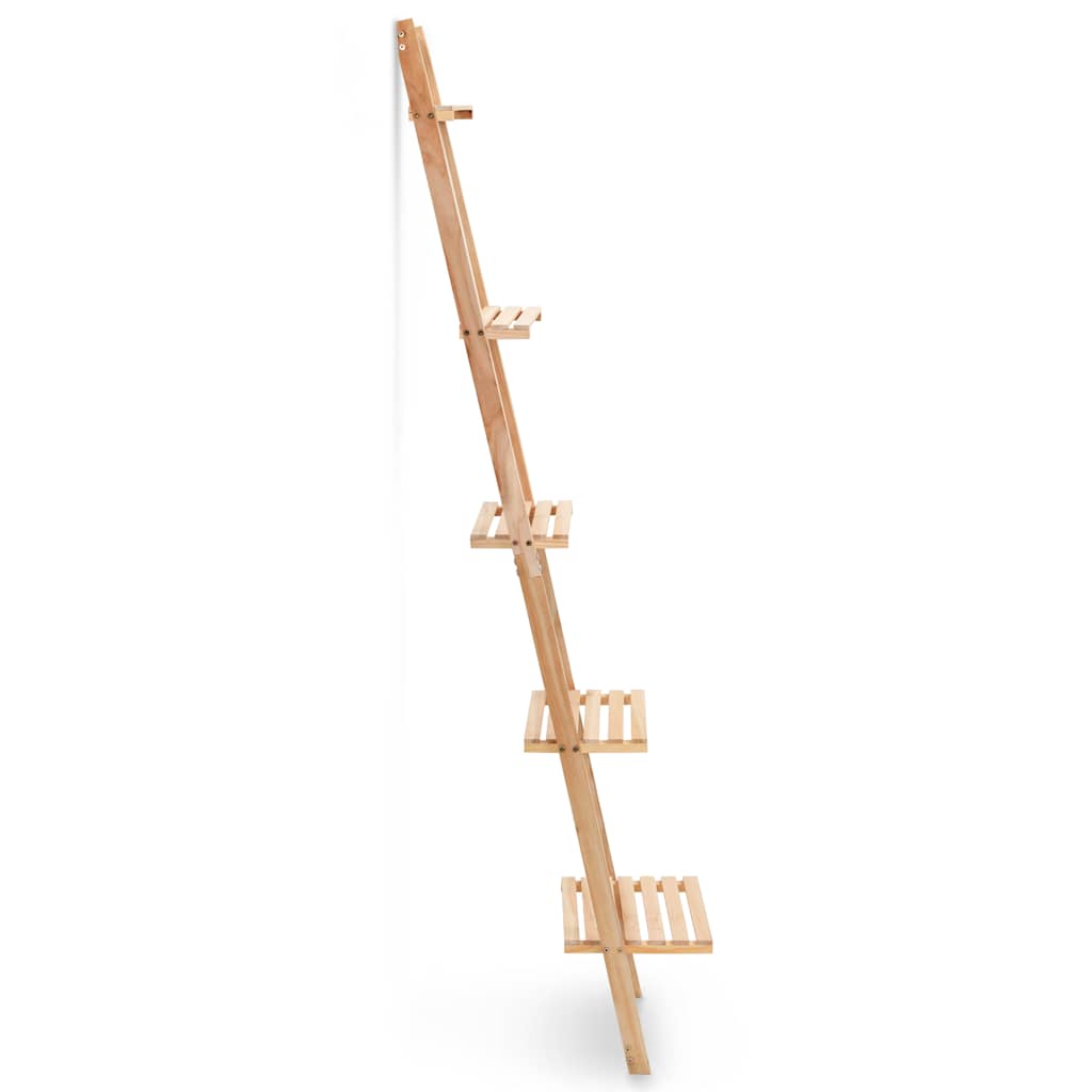 246438 vidaXL Ladder Wall Shelf Cedar Wood 41,5x30x176 cm