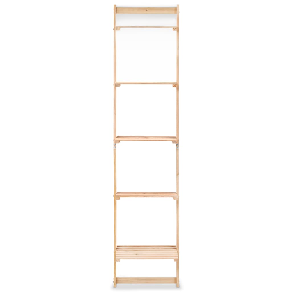 246438 vidaXL Ladder Wall Shelf Cedar Wood 41,5x30x176 cm