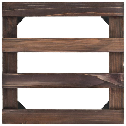 Plant Rollers 4 pcs Cedar Wood 25x25 cm