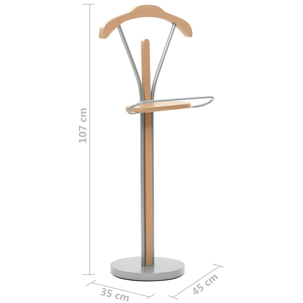 Suit Stand | Natural | MDF | 107 cm tall | Lightweight | Clothing Rack